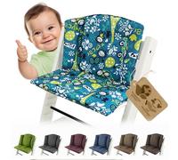 Housse de coussin de rechange compatible avec Stokke Tripp Trapp (turquoise | Housse de coussin réducteur de siège, modèle 1 pièce