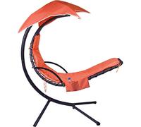 Housse de coussin de remplacement pour chaise longue suspendue de patio et tissu de parapluie pour chaise hamac suspendue d'extrieur, chaise d'e