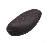 Housse de coussin de siège de moto en cuir pour sièges de scooter avec texture 3D soleil pour une protection contre la chaleur et antidérapante flexible (XL)