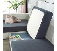 Housse de Coussin de siège élastique, Antidérapant Housses De Coussin De Siège, Housse de Protection, De Canapé Antidérapant Universelle,Dark Gray,Quadruple