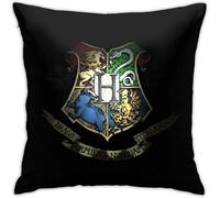 Housse De Coussin Décorative Harry Pot-Ter Hog-Warts College, 45cm X 45cm, Pour Voiture, Canapé, Lit, Doux
