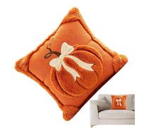 Housse de coussin décorative style maison de campagne avec nœud