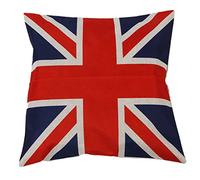 Housse de coussin décorative style rétro britannique Union Jack