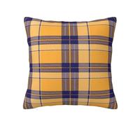 Housse de Coussin décorative, taie d'oreiller Douce, 40x40 cm, pour Chambre à Coucher, canapé, Motif écossais à Carreaux