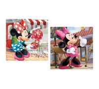 Housse de Coussin - Disney - Minnie - 40x40 cm - 100% Polyester - Multicolore
