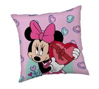 Housse de coussin effet velours violet Disney Minnie 40x40 cm Référence article : JFK036518