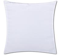 Housse de coussin Ellen avec et sans rembourrage., Polyester, weiß - schneeweiß, 30x30cm ohne Füllung