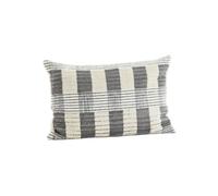 Housse de coussin en coton gris Cugris