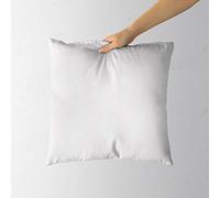 Housse de coussin en coton uni uni - Housse amovible - Coussin non inclus, 100 % coton, blanc, 30x30 inch
