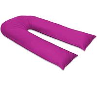 Housse de coussin en forme de U pour grossesse maternité et allaitement (Fuchsia, housse de coussin en U uniquement)