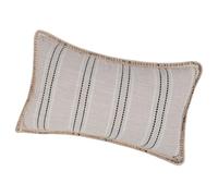 Housse de coussin en lin doux, portable, respirante, douce pour la peau, en toute saison, accessoire de maison, taie d'oreiller en lin