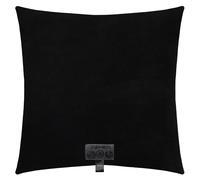 Housse de Coussin en Polaire Douce - Housse de Coussin en Polaire avec Point Crochet - Housse de Coussin Moelleuse - 40 x 40 cm - 980 Noir - De 'zoeppritz since 1828' - 702291-980-50x50