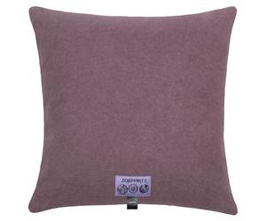Housse de Coussin en Polaire Douce - Housse de Coussin en Polaire avec Point Crochet - Housse de Coussin Moelleuse - 40 x 40 cm - 435 Misty Rose - par Zoeppritz since 1828-702291-435-40x40