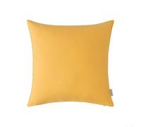 Housse de coussin en polyester résistant à l'eau pour une protection des coussins dans des climats variables et pour des scénarios d'utilisation intensive en intérieur (orange-jaune)