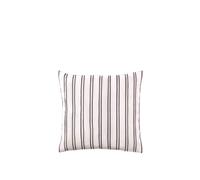 Housse de coussin en sergé , blanc cassé/ Noir