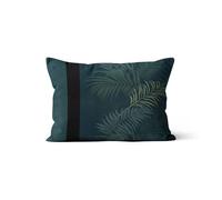 Soleil d'ocre Housse de Coussin, Bleu, 32 x 50 cm 528057