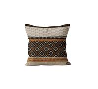 Housse de coussin en velours 40x40 cm VELVET N02, par Soleil d'ocre Ecru