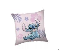 Housse de coussin en velours rose Disney Lilo et Stitch 40x40 cm Numéro d'article : JFK038734