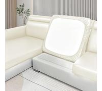 Housse de Coussin Extensible de canapé Housse de Protection pour Meubles Housse de siège de canapé Couvre pour Canapé Protege de Meubles Antipoussière(Lounge (160~190cm),White)