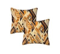 Housse de Coussin Exterieur Impermeable 90x90 cm Tropical Housse Coussin Salon de Jardin Exterieur Taie Oreiller, Lot de 2 Carrée Lin Taie d'oreiller Canapé Plantes, Patio Terrasse Decoration Z-963