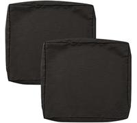 Housse De Coussin Exterieur Impermeable pour Salon De Jardin, Lots De 2/4 Housse Assise Salon De Jardin avec Fermeture Éclair, Amovibles pour Intérieur Et Extérieur, Terrasse(Color1,65x65x10cm2pcs)