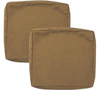 Housse De Coussin Exterieur Impermeable pour Salon De Jardin, Lots De 2/4 Housse Assise Salon De Jardin avec Fermeture Éclair, Amovibles pour Intérieur Et Extérieur, Terrasse(Color3,50x55x10cm2pcs)