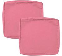 Housse De Coussin Exterieur Impermeable pour Salon De Jardin, Lots De 2/4 Housse Assise Salon De Jardin avec Fermeture Éclair, Amovibles pour Intérieur Et Extérieur, Terrasse(Color7,55x45x10cm2pcs)
