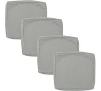 Housse De Coussin Exterieur Impermeable pour Salon De Jardin, Lots De 2/4 Housse Assise Salon De Jardin avec Fermeture Éclair, Amovibles pour Intérieur Et Extérieur, Terrasse(50x55x10cm4pcs Color2