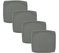 Housse De Coussin Exterieur Impermeable pour Salon De Jardin, Lots De 2/4 Housse Assise Salon De Jardin avec Fermeture Éclair, Amovibles pour Intérieur Et Extérieur, Terrasse(50x55x10cm4pcs Color8