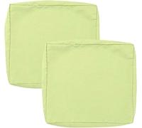 Housse De Coussin Exterieur Impermeable pour Salon De Jardin, Lots De 2/4 Housse Assise Salon De Jardin avec Fermeture Éclair, Amovibles pour Intérieur Et Extérieur, Terrasse(55x45x10cm2pcs Color19