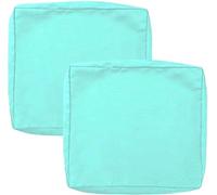 Housse De Coussin Exterieur Impermeable pour Salon De Jardin, Lots De 2/4 Housse Assise Salon De Jardin avec Fermeture Éclair, Amovibles pour Intérieur Et Extérieur, Terrasse(Color9,60x60x10cm2pcs)