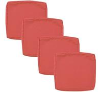 Housse De Coussin Exterieur Impermeable pour Salon De Jardin, Lots De 2/4 Housse Assise Salon De Jardin avec Fermeture Éclair, Amovibles pour Intérieur Et Extérieur, Terrasse(Color11,50x45x10cm4pcs)