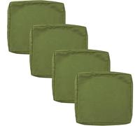 Housse De Coussin Exterieur Impermeable pour Salon De Jardin, Lots De 2/4 Housse Assise Salon De Jardin avec Fermeture Éclair, Amovibles pour Intérieur Et Extérieur, Terrasse(Color15,33x65x10cm4pcs)
