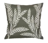 Housse de coussin extérieur motif végétal Vert foncé 40x40 cm