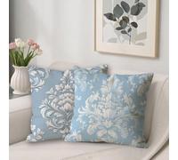 Housse de Coussin Gris Europe du Nord Taie Oreiller 65x65 Double Face Velours Decoratif Coussin Canape Lot de 2 Imperméable Taie Oreiller pour Chambre Maison Jardin Exterieur Decoration P-224