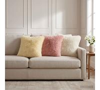 vidaXL Housse de coussin HEERLEN Fleece PV décorative douce en peluche
