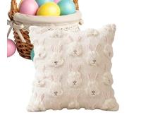 Housse De Coussin - Housse De Coussin Brodée Dee Pâques | Housses Dee Coussins Décorative Douce | Oreiller Appui-tête En Peluche Pour Canapé-lit, Pour Intérieur, Maison, Salon, Canapé, Vacances,