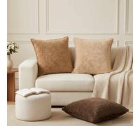 Housse de coussin HOUTEN Fourrure de Lapin Fausse décorative Chambre vidaXL vida