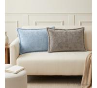 Housse de coussin HOUTEN Fourrure de Lapin Fausse décorative Chambre vidaXL vida