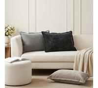 Housse de coussin HOUTEN Tissu Chenille Décoration Intérieure Plaid stylé vidaXL