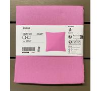 Housse de coussin IKEA GURLI, rose, 50x50 cm, 20x20", 100% coton, NEUVE
