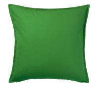 Housse de coussin IKEA GURLI, vert vif, 50x50 cm, 20x20", 100% coton, NEUVE