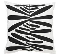 Housse de coussin IKEA MAJSMOTT, blanc cassé / noir 20x20" 50x50 cm 100 % cot...
