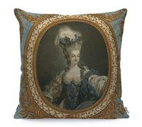 Housse de coussin Janinet Portrait de Marie Antoinette Fine Art - Taie d'oreiller en lin doux pour décoration de chambre/salon/donc 45 cm x 45 cm
