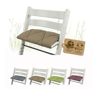 Housse de coussin junior compatible avec Stokke Tripp Trapp (marron)
