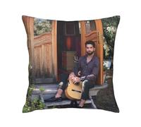 Housse de Coussin Kendji France Girac, taie d'oreiller imprimée en 3D pour la Maison, Housse carrée Douce pour Salon, décoration de Chambre à Coucher, canapé 18 x 18 Pouces
