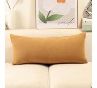 Housse de coussin longue pour canapé - Housse de coussin chenille - Différentes housses de coussin décoratives pour canapé - Housse de coussin carrée à fermeture éclair - Dimensions : 50 x 70 cm -
