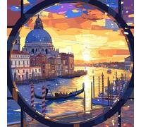 Housse de Coussin Lot de 2, 35x35cm, Taie d'oreiller en Velvet Douce, Cushion Covers Double Face pour Canapé, Bed Pillow Cover, Coussin Decorative Salon, Villa Coucher De Soleil, CZ5J-56