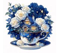 Housse de Coussin Lot de 2, 50x50cm, Taie d'oreiller en Velvet Douce, Cushion Covers Double Face pour Canapé, Bed Pillow Cover, Coussin Decorative Salon, Cadeaux Femmes, Fleurs De La Villa, CZ5J-49