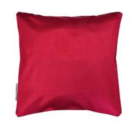 Housse de coussin - PARIS PRIX - Shana - 40x40cm - Rouge - Double face - Fermeture à glissière